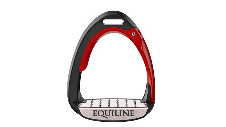 Equiline X-CEL Springsteigbügel mit Sicherheitssystem rot