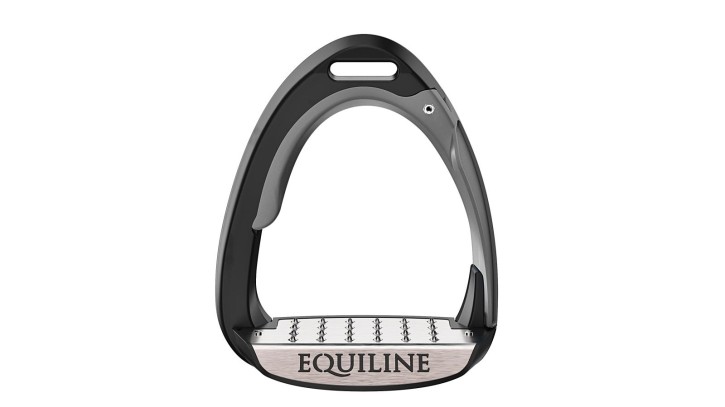 Equiline X-CEL Springsteigbügel mit Sicherheitssystem grau