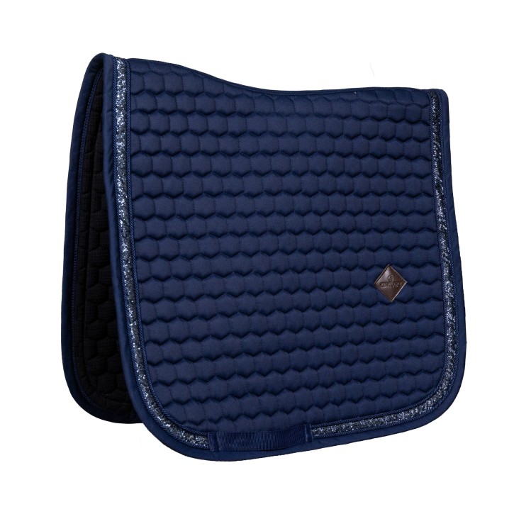 Kentucky Schabracke Glitter Band Dressur Blau