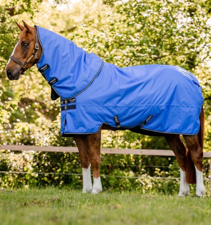 Horseware Amigo Hero Ripstop Plus Lite BLU/Navy & Grey 100g