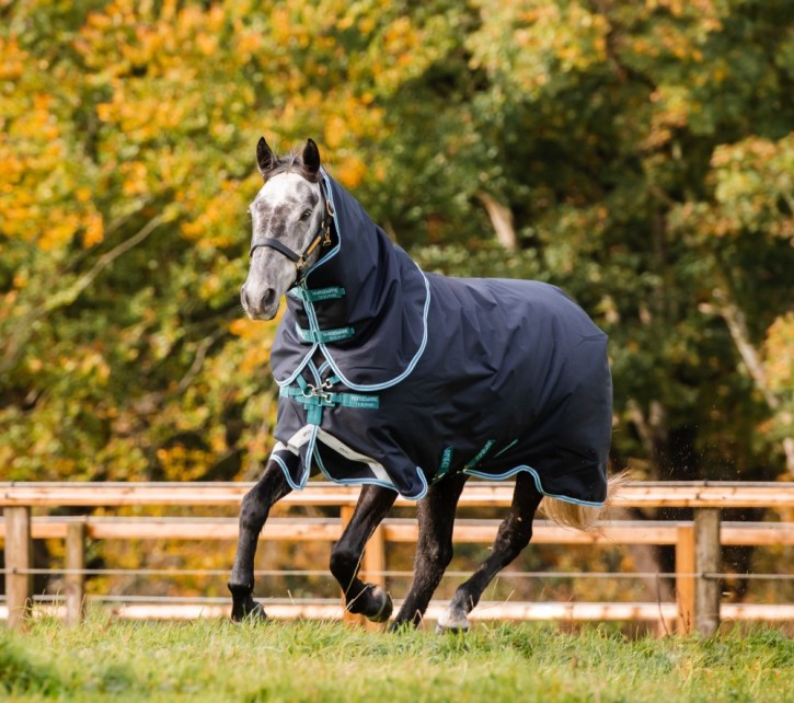 Horseware Regendecke Amigo Bravo 12 Plus Lite Navy