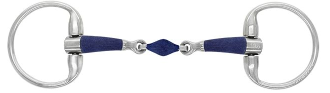 Bombers Bits Olivenkopfgebiss Bomber Blue Elliptical doppelt gebrochen