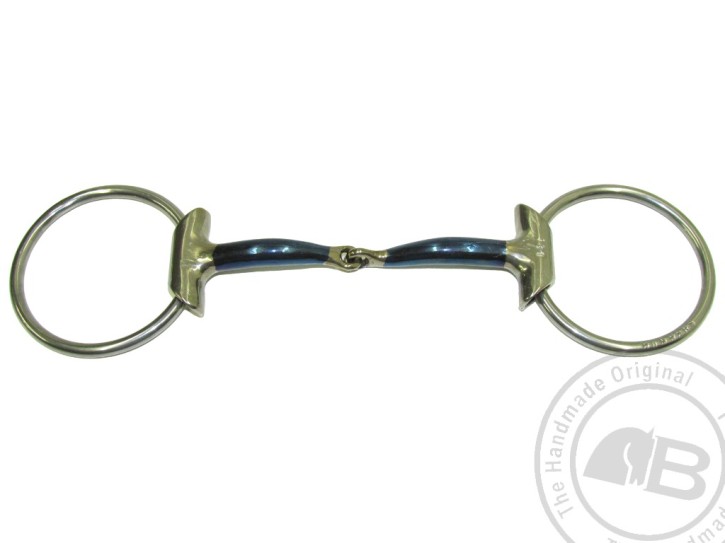 Bombers Bits Eggbutt Loose Ring Snaffle Lock up 125