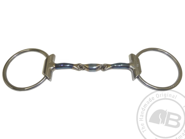 Bombers Bits Eggbutt Loose Ring Elliptical  doppelt gebrochen 125