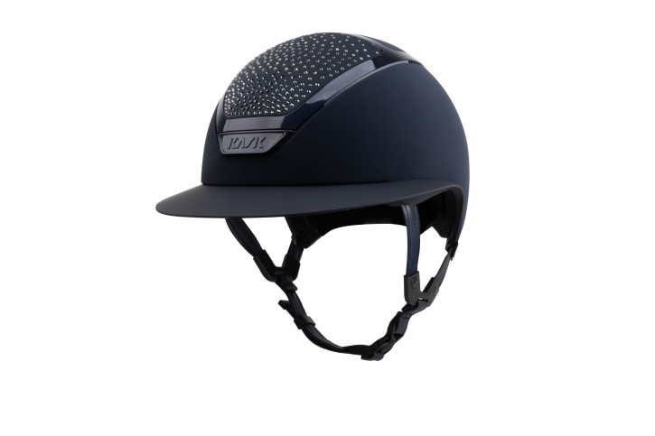 Kask Star Lady Chrome Navy Crystals Waterfence Diamond Mix 57