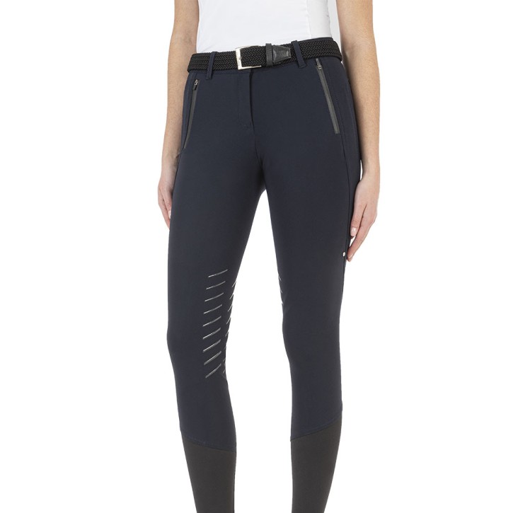 Equiline Damen Kniegrip Reithose Cantak Navy 40 (IT 44)