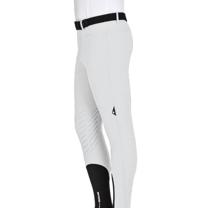 Equiline Herren Kniegrip Reithose Crispiak weiss