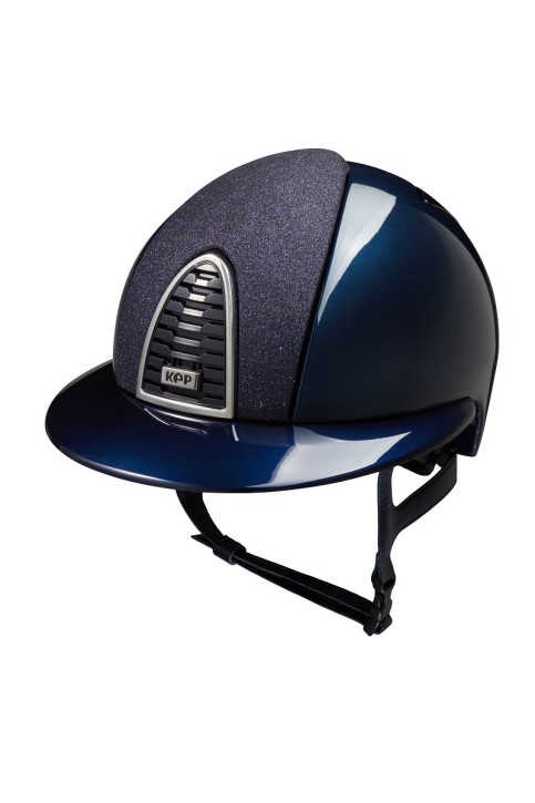KEP Reithelm Cromo 2.0 m. Inlay Glänzend Shine Inserto Star Polo blau