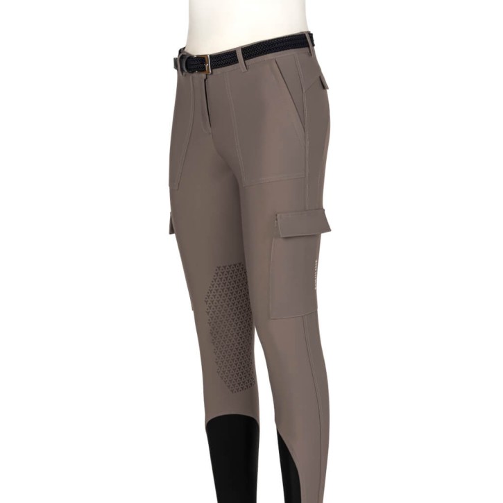 Equiline Damen Kniegrip Reithose Ecidek Deep Sand