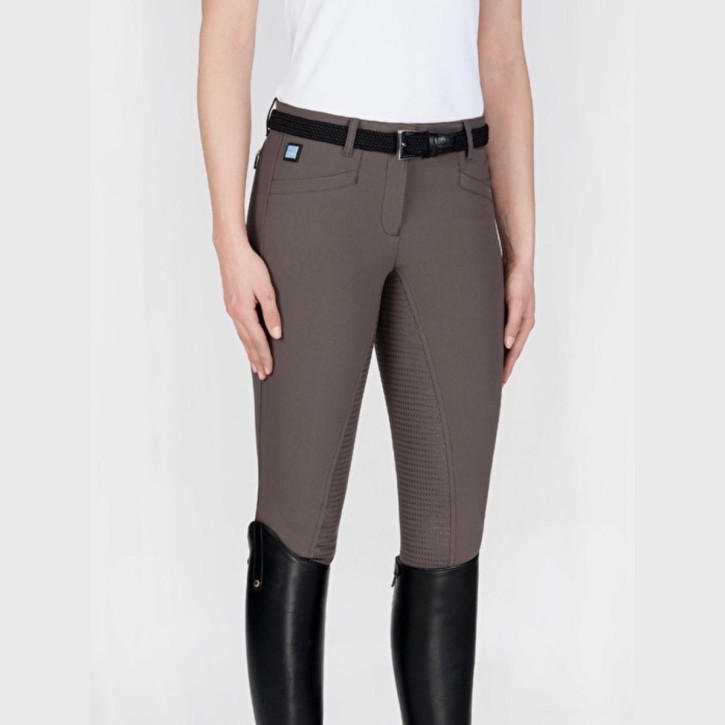 Equiline Vollgrip Reithose Damen Cedar Braun