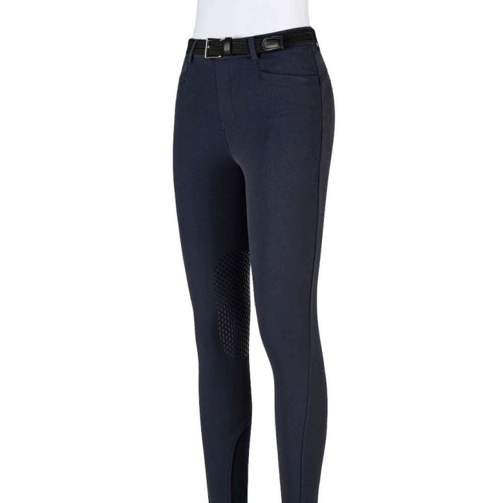 Equiline Mädchen Kniegrip Reithose Jinak Navy