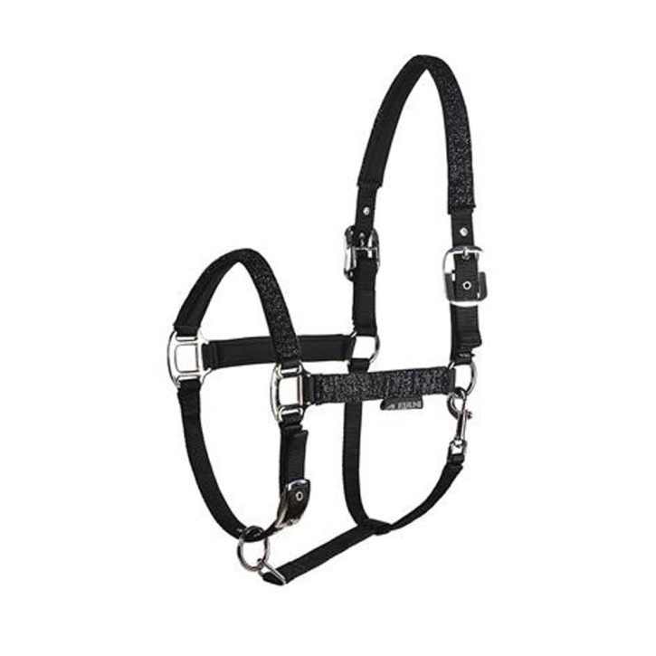 Equiline Nylonhalfter Glitter Grau