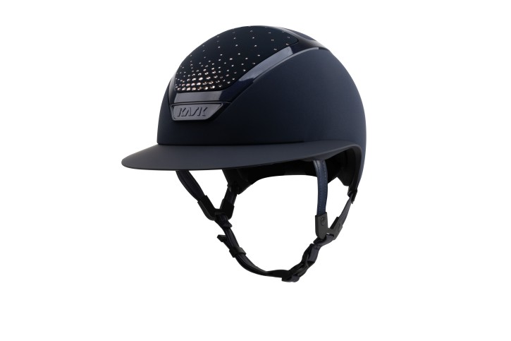 Kask Star Lady Chrome Navy Crystals Passage Vintage Rose 53