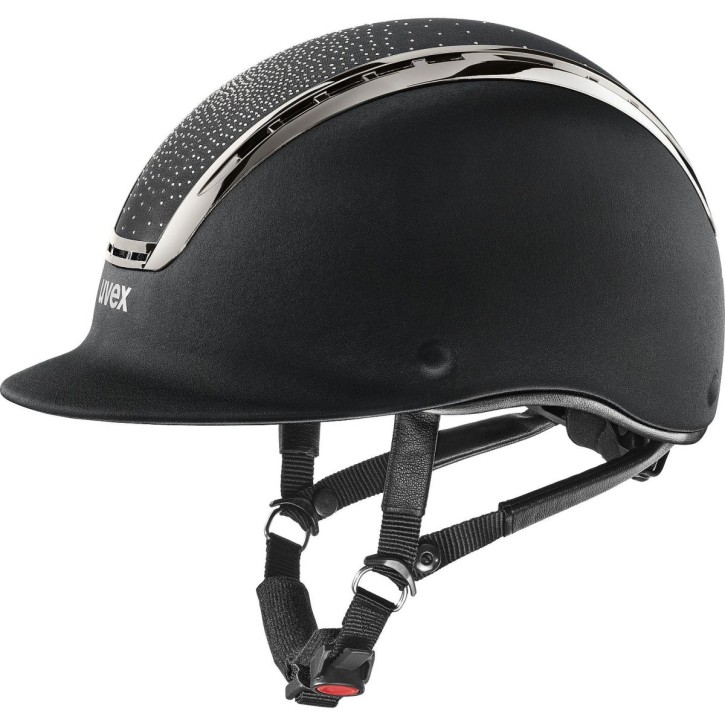 Uvex Reithelm Suxxeed Jewel Schwarz/Schwarz Swarovski®