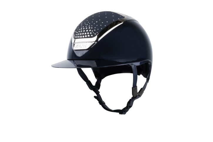 Kask Star Lady Pure Shine Navy Crystals Passage Crystal Shade 54
