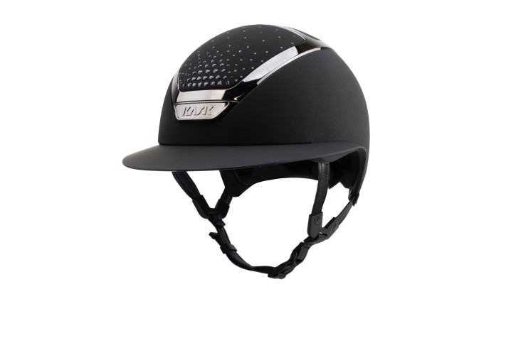 Kask Star Lady Chrome Black Crystals Passage Graphite 57