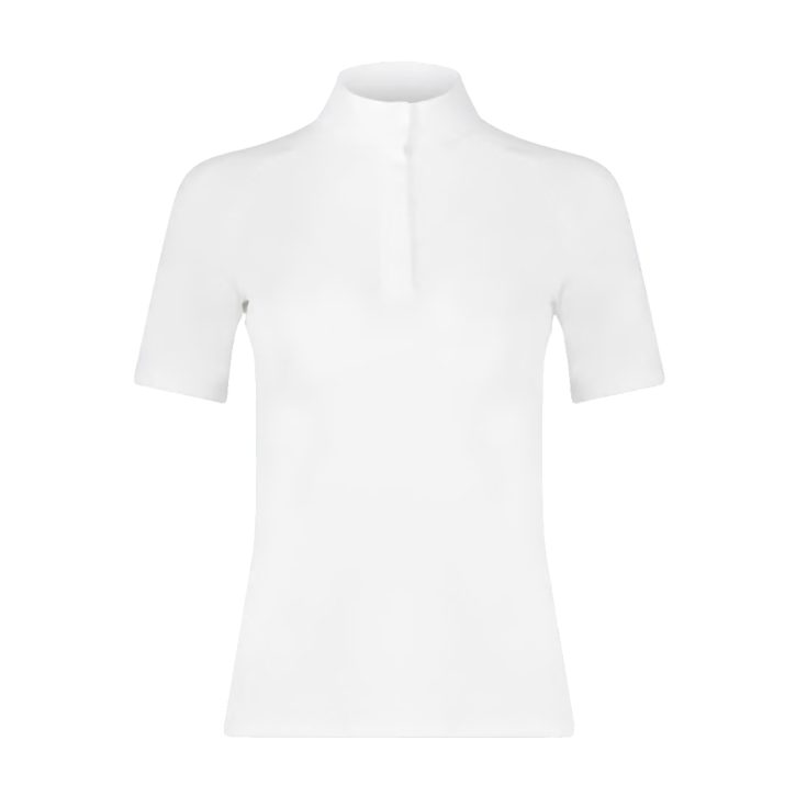 Kentucky Turniershirt Damen Classic Kurzarm Weiß