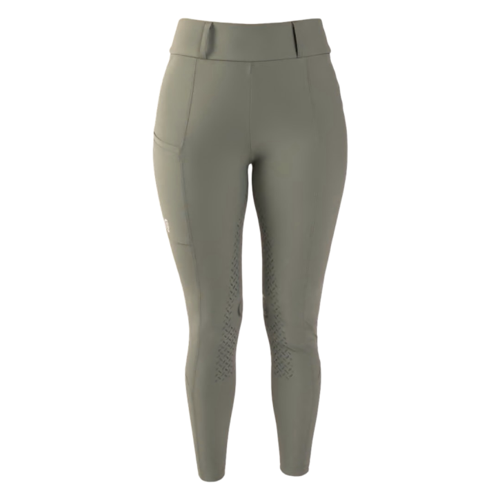 Kentucky Reitleggings mit Vollgrip Dusty Green