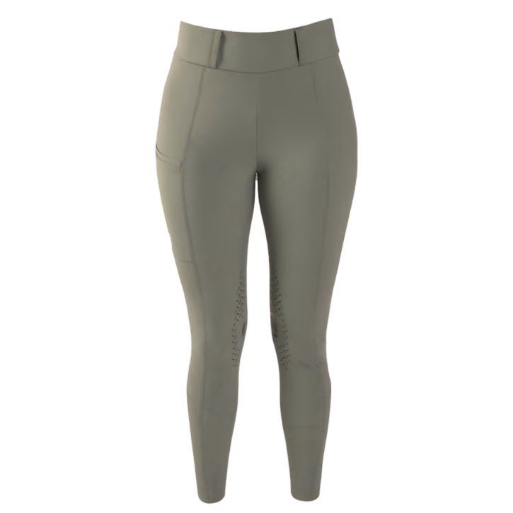 Kentucky Reitleggings mit Kniegrip Dusty Green