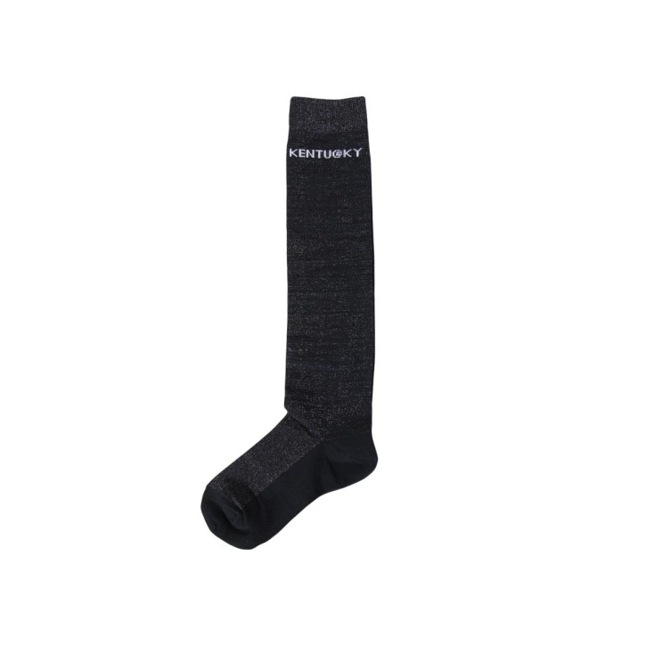 Kentucky Socken Glitzer Schwarz