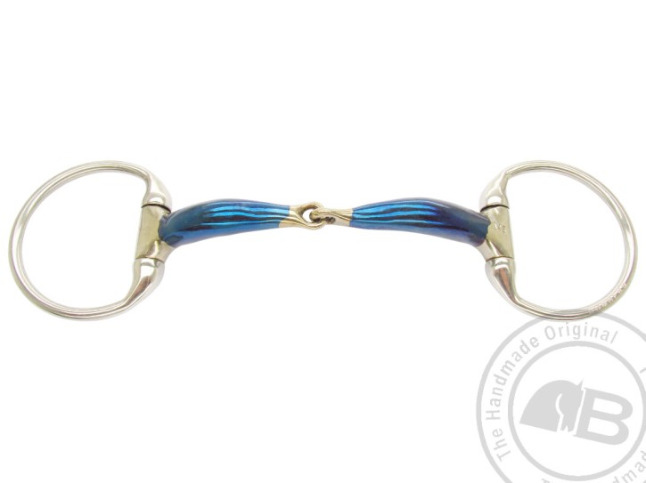 Bombers Bits Eggbutt Olivenkopf Snaffle einfach gebrochen 18mm