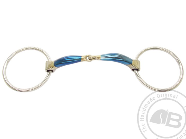 Bombers Bits Loose Ring Snaffle Wassertrense 14 mm