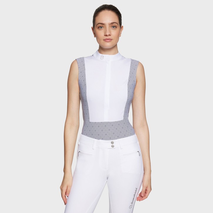 Samshield Damen Turniershirt Yasmina Ärmellos Navy Blazon