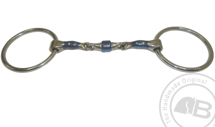 Bombers Bits Loose Ring Wassertrense doppelt gebrochen Elliptical Roller