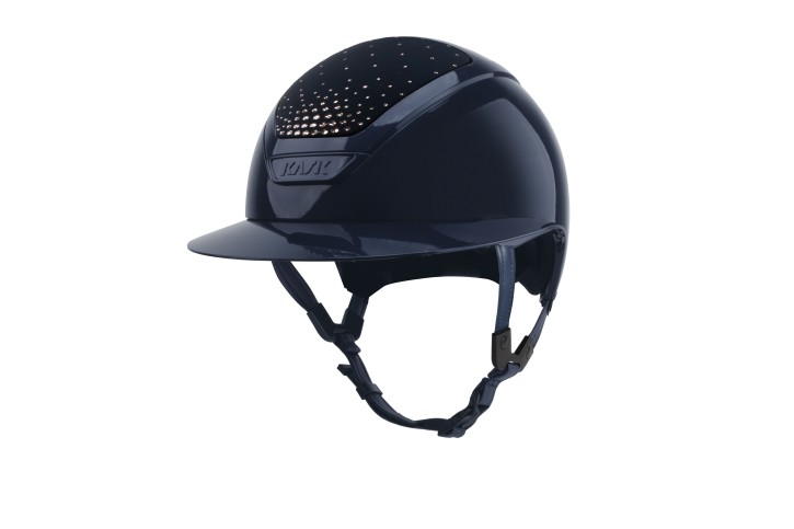 Kask Star Lady Pure Shine Navy Crystals Passage Vintage Rose 55