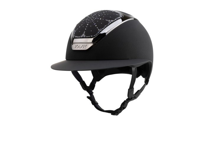Kask Star Lady Chrome Black Crystals Riviera Graphite Mix 56