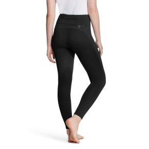 Ariat Damen Attain Kniegrip Thermo Reitleggings Schwarz