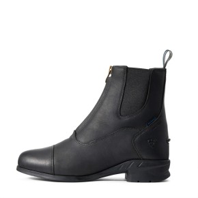 Ariat Stiefelette gefüttert Heritage IV Zip Wasserdicht Schwarz