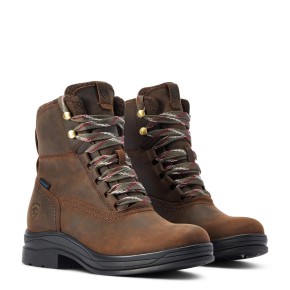 Ariat Damen Harper Wasserfeste Stiefelette Chocolat- Braun