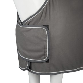 Horka Fleecedecke grau/silber