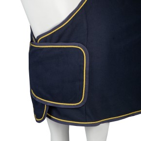 Horka Fleecedecke blau/gold