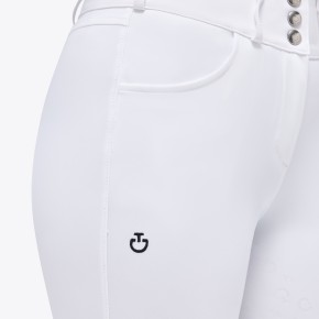 Cavalleria Toscana Vollgrip Highwaist Damenreithose Weiß