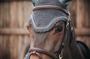 Kentucky Fliegenmütze Soundless Wellington Stone & Pearls grau