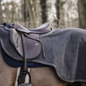 Kentucky Ausreitdecke Heavy Fleece grau