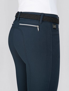 Equiline Damen Kniegrip Reithose Ash blau