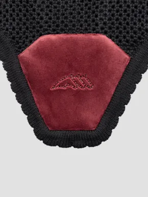 Equiline EQGaulo Dressurschabracke Velvet mit Fliegenohren Alpine Plum
