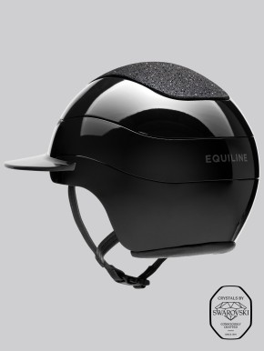 Equiline Xanto Top Swarovski Reithelm Schwarz