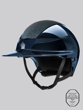 Equiline Xanto Top Swarovski Reithelm Schwarz