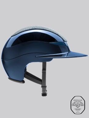 Equiline Xanto Top Swarovski Reithelm Schwarz