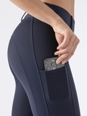Equiline Damen Vollgrip Reitleggings Carbef Navy