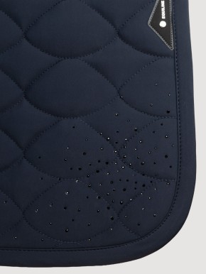 Equiline Schabracke EQTech Blau mit Strass