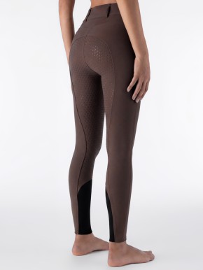 Equiline Eqcrystalef Damen Vollgrip Reithose Highwaist Cocoa Powder