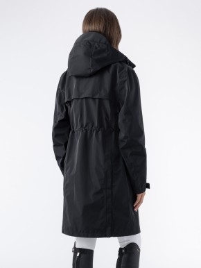 Equiline Eqextre Damen Regenmantel schwarz