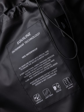Equiline Eqextre Damen Regenmantel schwarz
