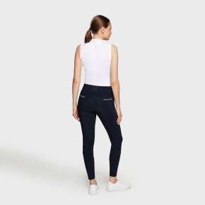 Samshield Damen Vollgrip Reithose Highwaist Clara navy