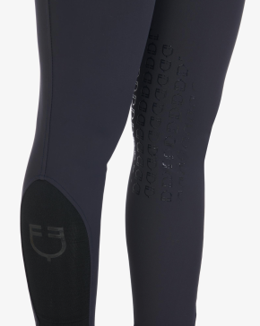 Equestro Reithose mit Kniegrip für Damen Slim-Fit - Navy